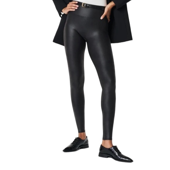 Spanx Faux Leather Leggings - Picture 4 of 11